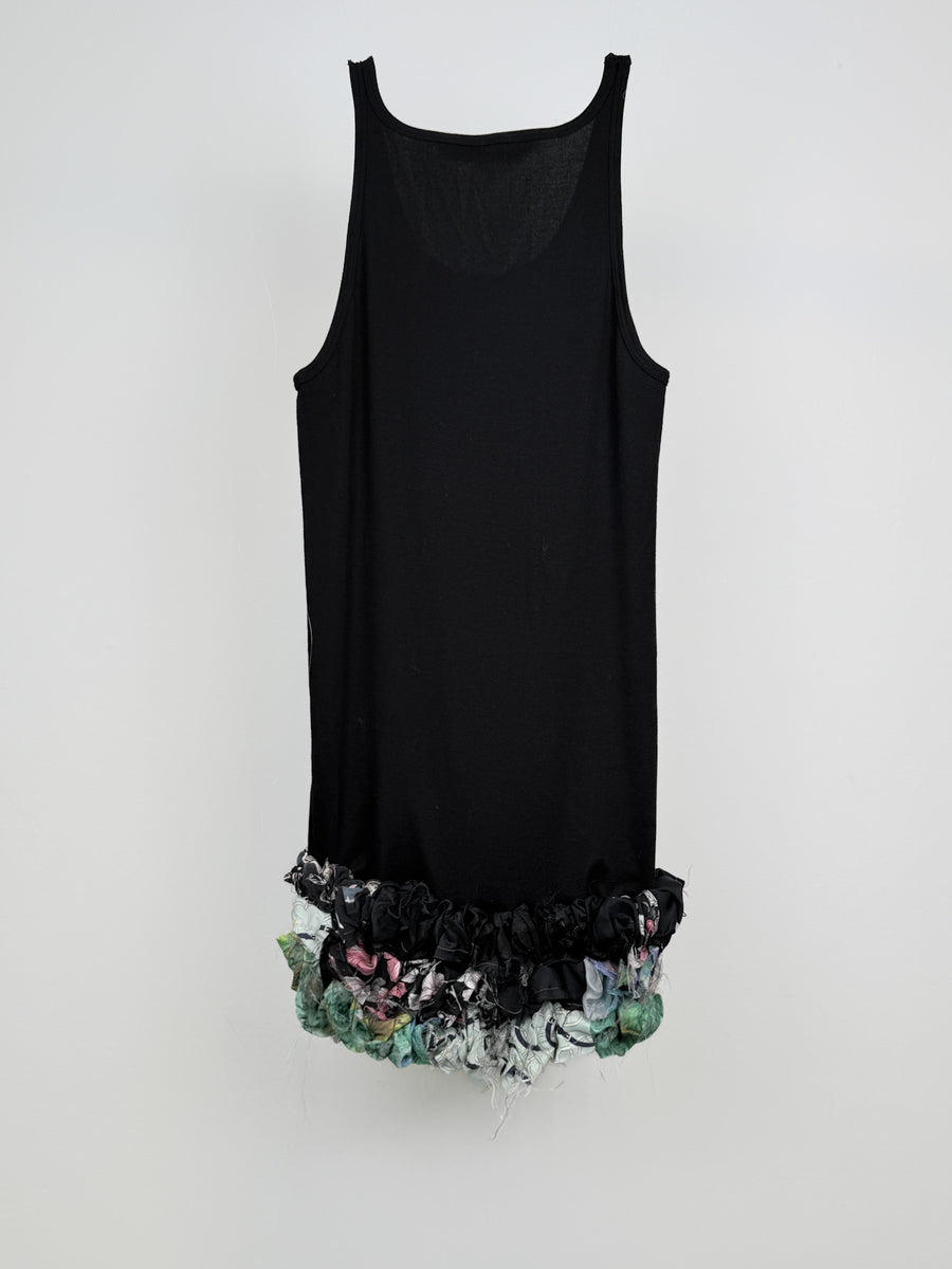 TANK TOP RUFFLED DRESS
