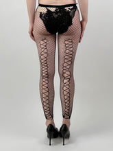 Load image into Gallery viewer, LACE EMBROIDERED STOCKINGS
