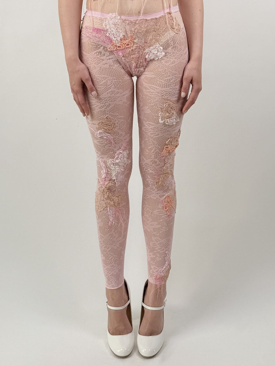 LACE EMBROIDERED STOCKINGS