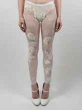 Load image into Gallery viewer, LACE EMBROIDERED STOCKINGS
