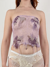 Load image into Gallery viewer, LACE KNIT TUBE TOP
