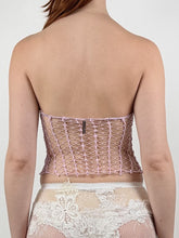 Load image into Gallery viewer, LACE KNIT TUBE TOP
