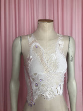 Load image into Gallery viewer, KNITTED TOP WHITE
